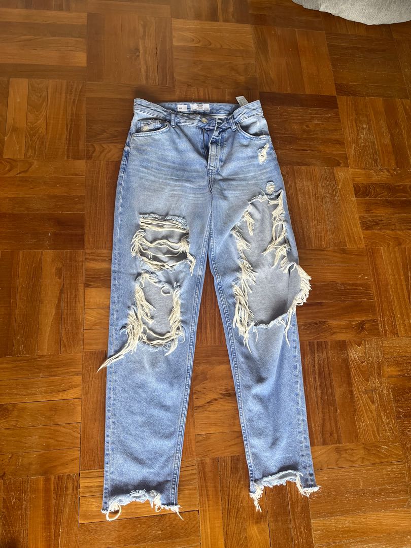 Pull and Bear ripped jeans, Women's 