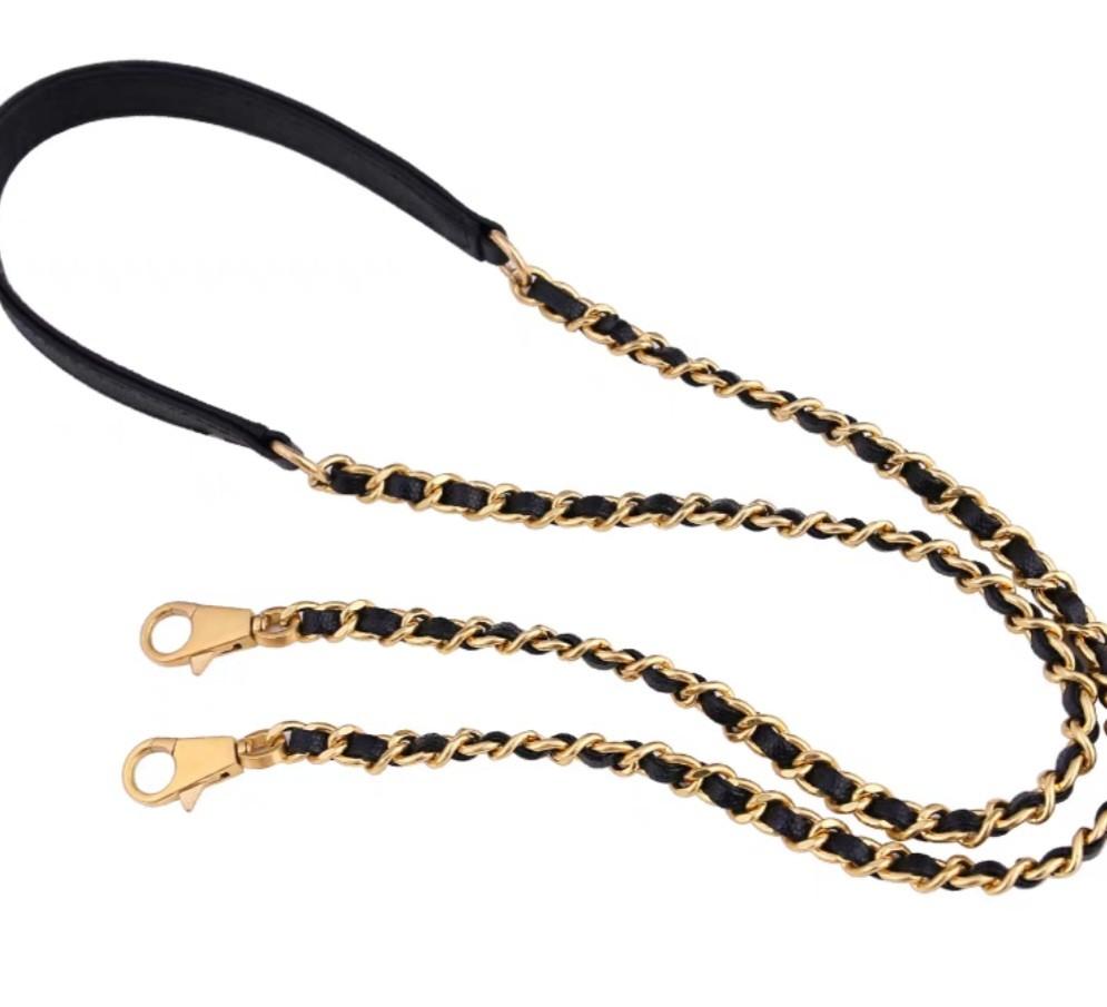 Replacement Leather Chain Strap for Chanel Coco Handle, Luxury