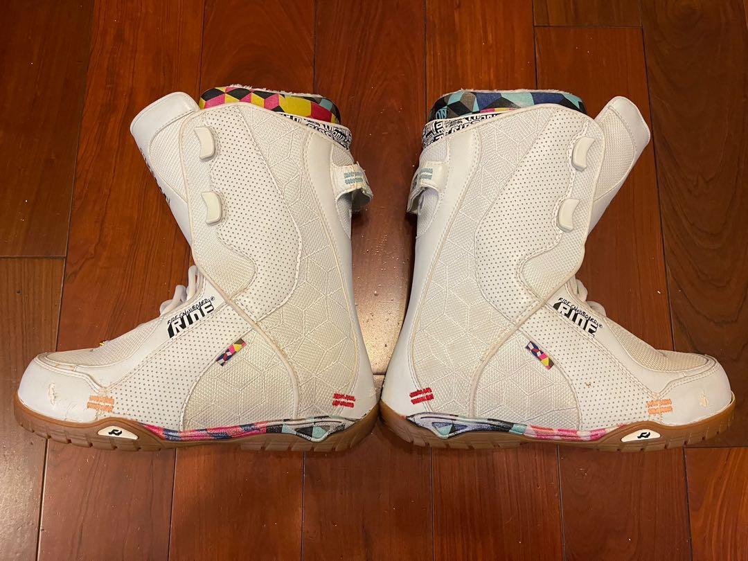 Ride Deuce Snowboard Boots White Carousell