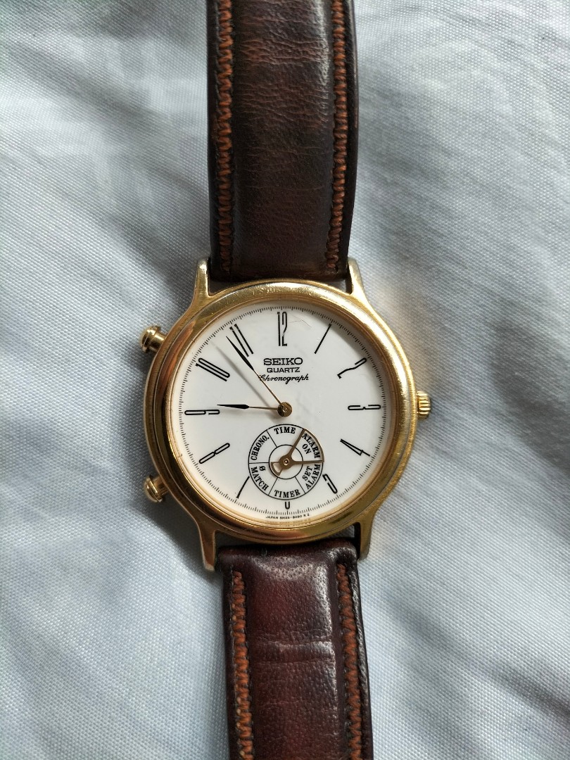 Seiko watch 8M25-8040 [Non-working], Men's Fashion, Watches & Accessories,  Watches on Carousell