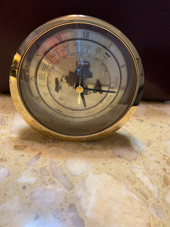 Seiko World Time Mantle Clock – Rare!, Furniture & Home Living, Home Decor,  Clocks on Carousell