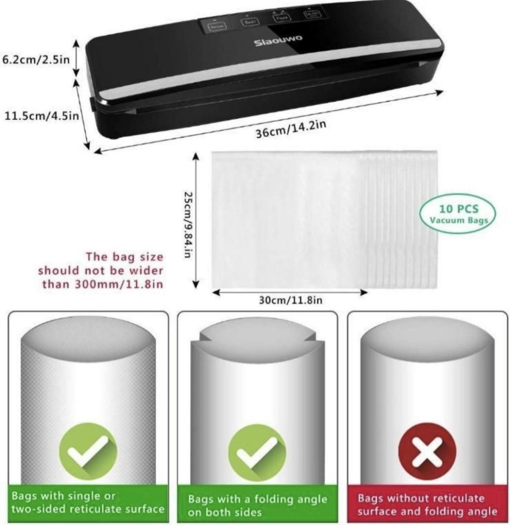 Slaouwo V2 Vacuum Sealer, TV & Home Appliances, Kitchen Appliances