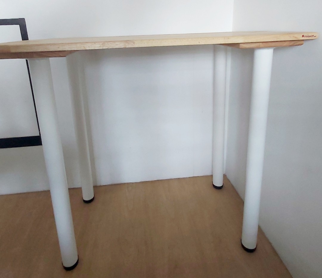 Solid pine dining table/ study desk from myseat.sg, Furniture & Home