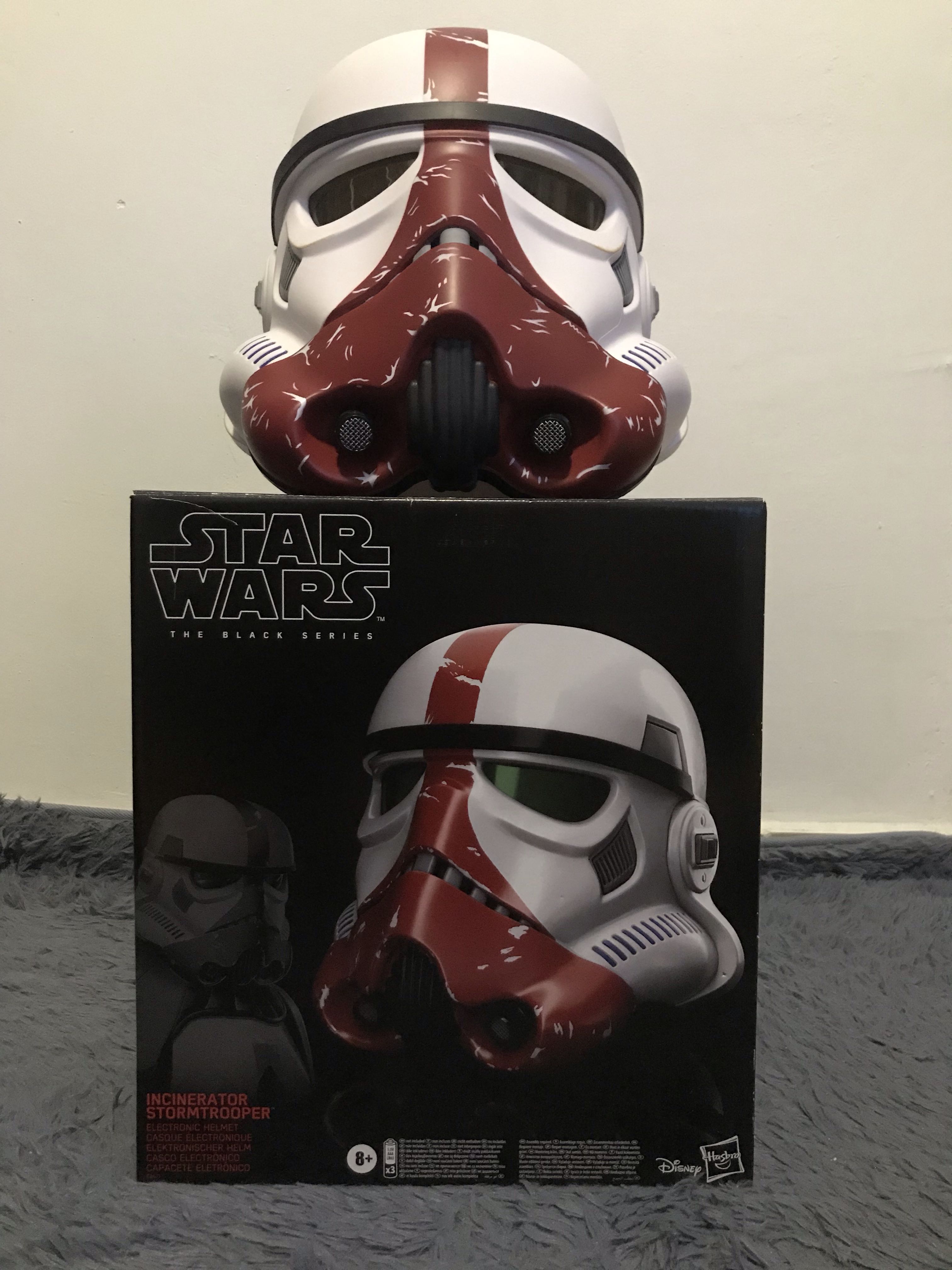Black series sales incinerator stormtrooper helmet