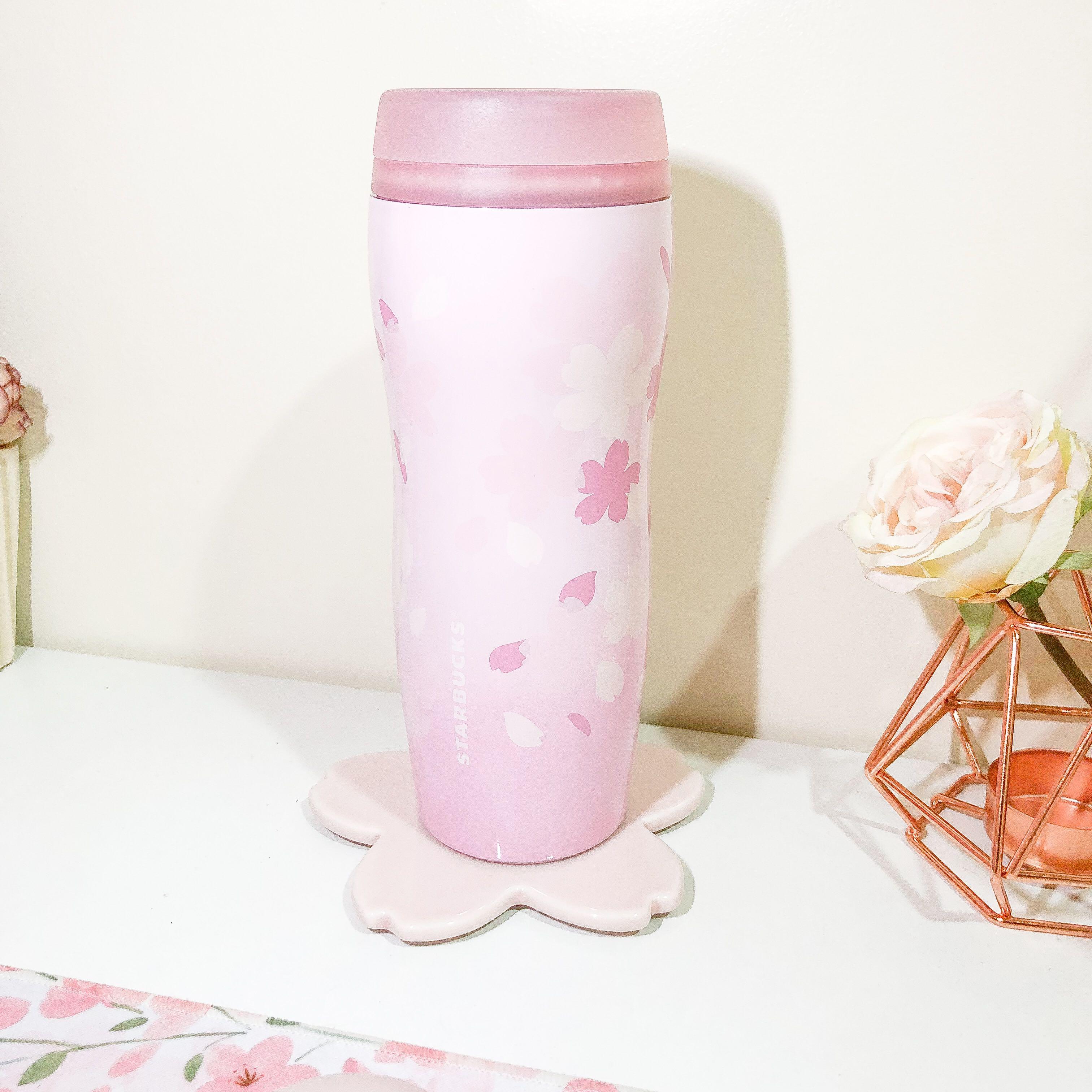 Starbucks Cherry Blossom Stainless Tumbler JP, Furniture & Home Living