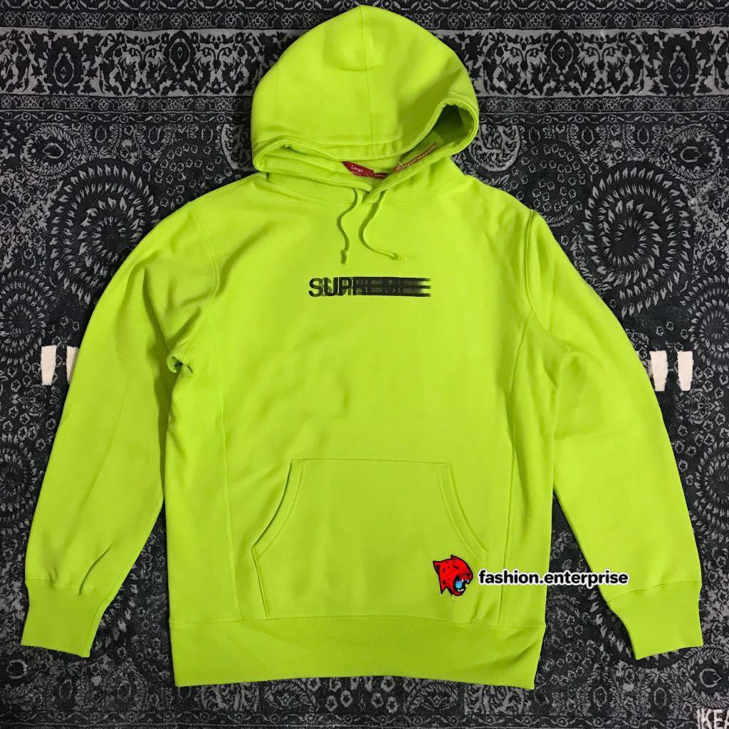 Supreme SS16 Motion Logo Hoodie