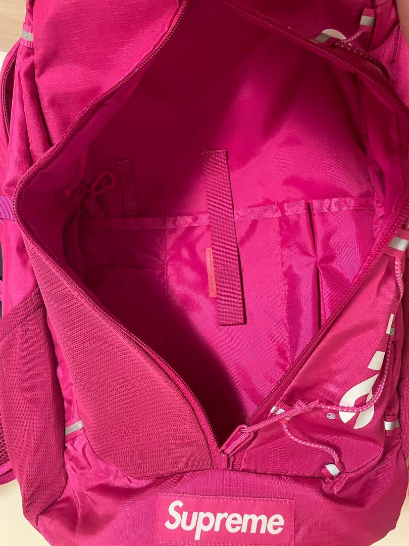 Pink clearance supreme backpack