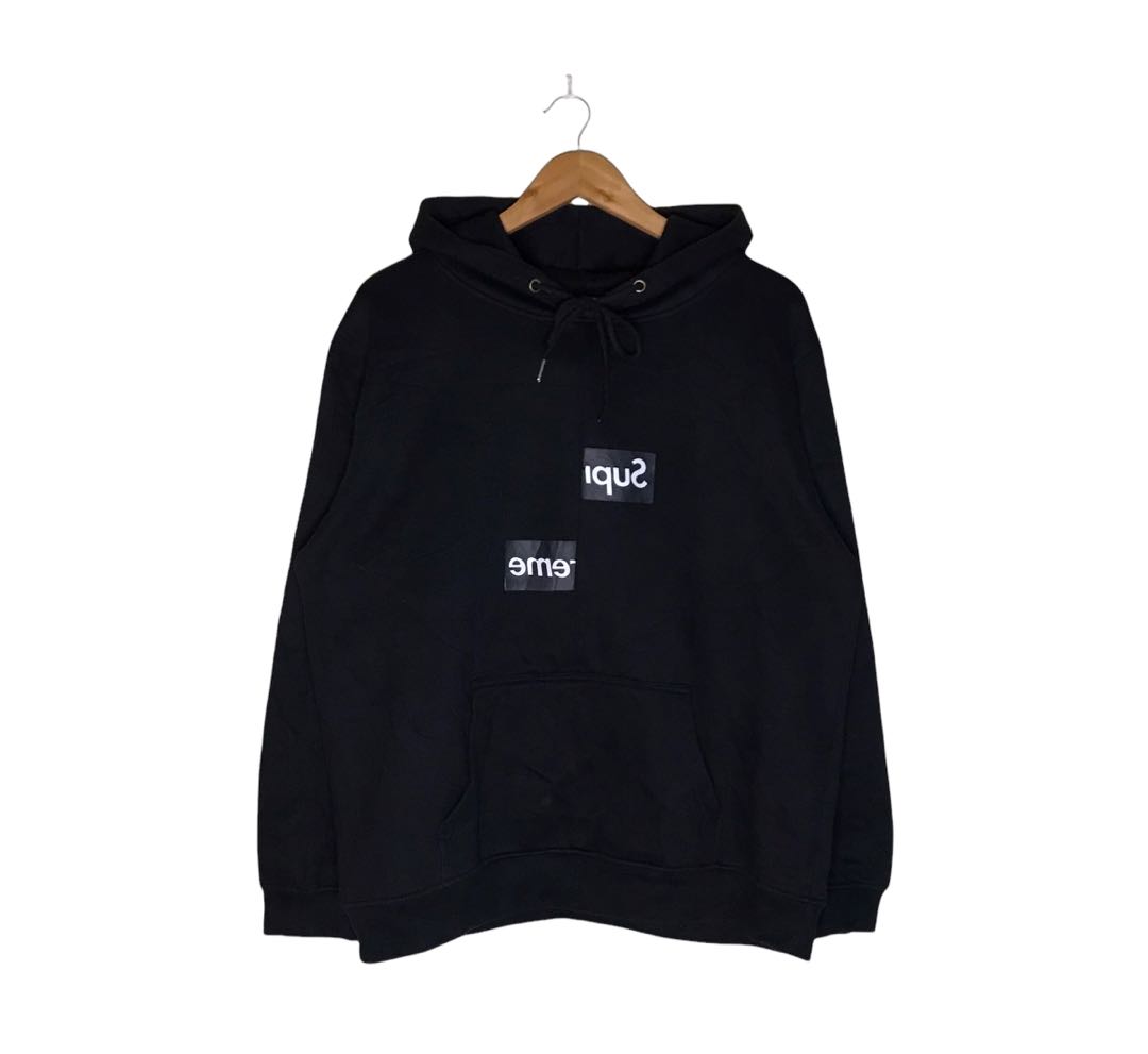 Supreme cdg sales hoodie