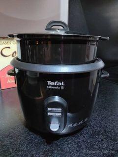 Tefal 10 cups Non Stick Rice Cooker with steamer and glass lid (1.8L)