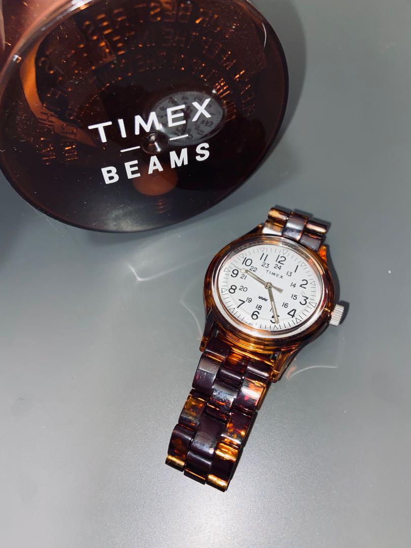 Timex tortoise shop shell watch