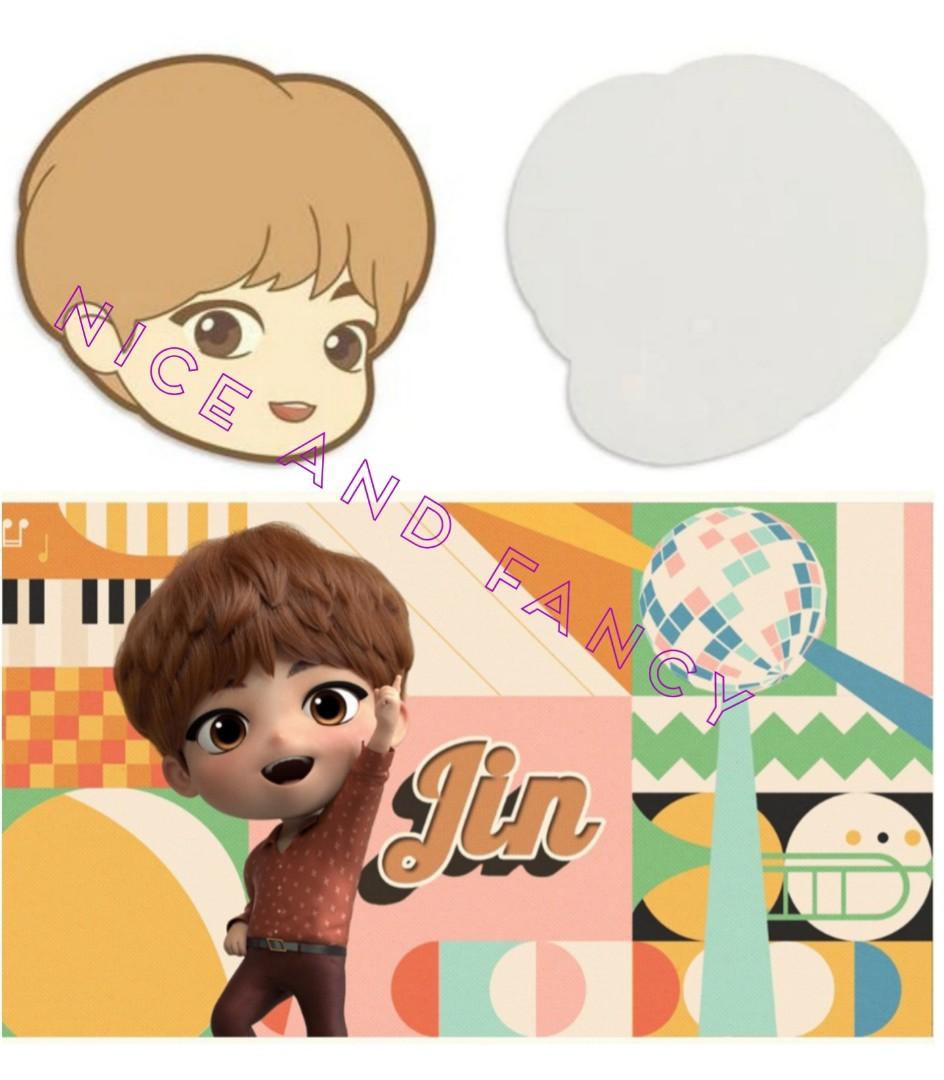 Tiny Tan Jin Dynamite Mouse Pad (Category: Mouse & Mousepads) located in Quezon City. Submitted by niceandfancy (Listing ID 1144207241, Image 2). Description: *A mouse pad with TinyTAN faces. It can double as a cute decorative item on your desk. *100% Authentic BTS Product *Material: PVC, Polyurethane *Size: 20 x 22cm.