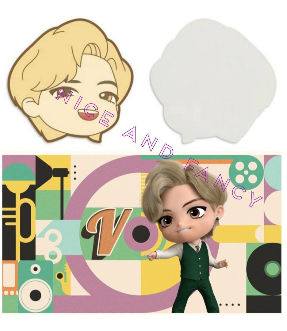Tiny Tan V Dynamite Mouse Pad (Category: Mouse & Mousepads) located in Quezon City. Submitted by niceandfancy (Listing ID 1144205607, Image 2). Description: *A mouse pad with TinyTAN faces. It can double as a cute decorative item on your desk. *100% Authentic BTS Product *Material: PVC, Polyurethane *Size: 20 x 22cm.