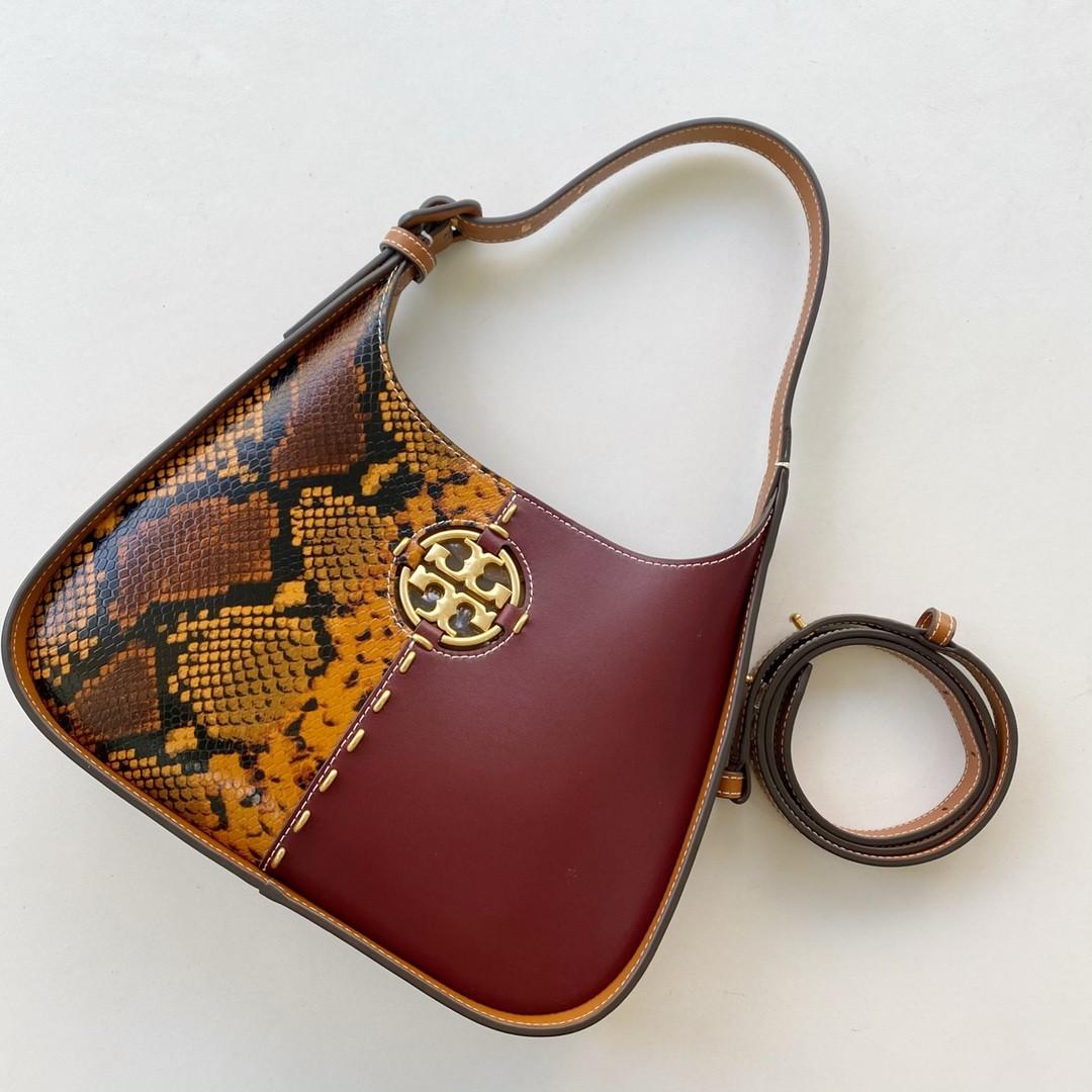 Tory Burch Miller Mini Hobo Snake Shoulder Bag, Women's Fashion, Bags &  Wallets, Shoulder Bags on Carousell