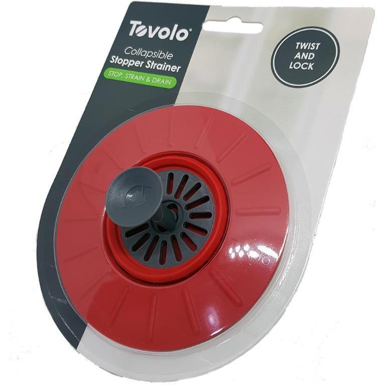 Tovolo Collapsible Kitchen Sink Stopper & Strainer, Furniture & Home