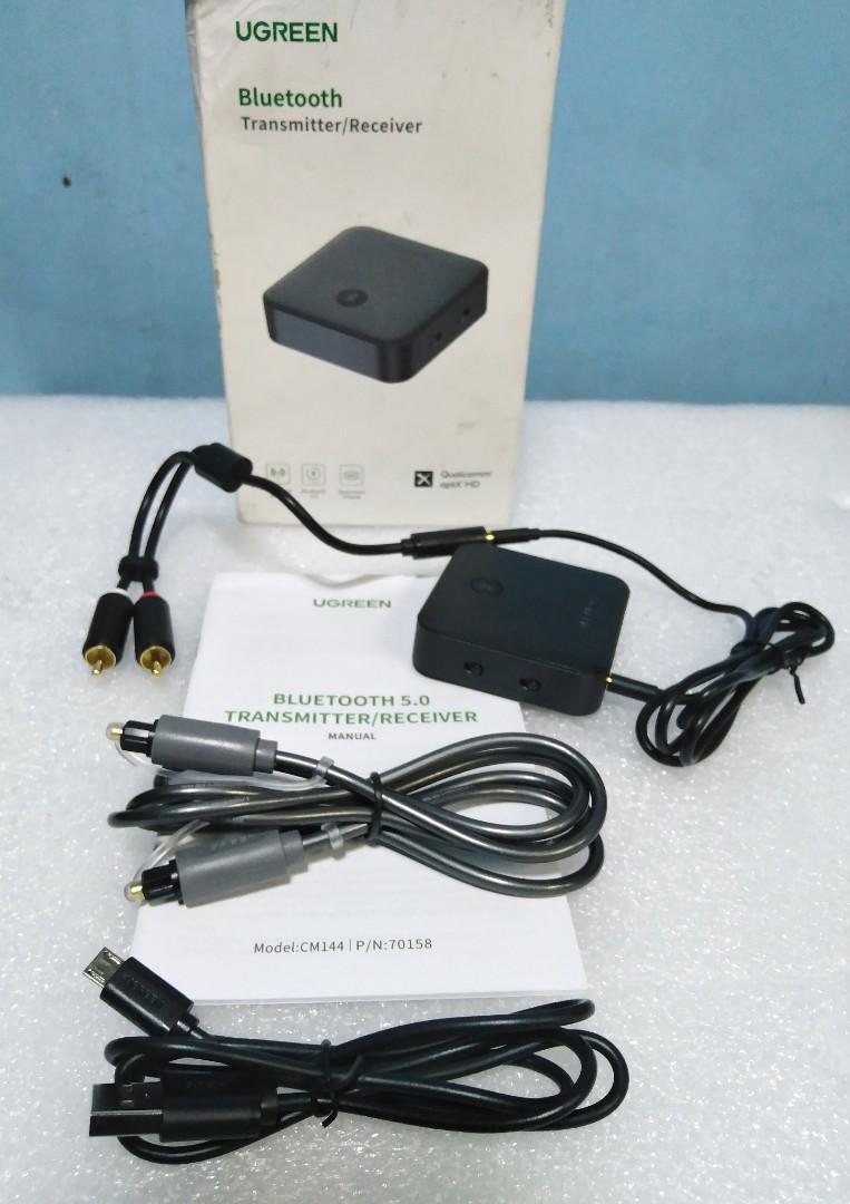 UGREEN CM144 Optical Bluetooth 5.0 Transmitter and Receiver 2 in 1 ...
