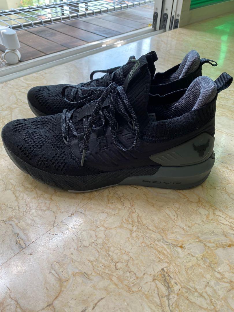 Underarmour Project Rock 3 “Black Pitch Grey” shoes, Men's Fashion,  Footwear, Sneakers on Carousell
