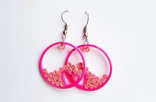 Quilling earrings hotsell