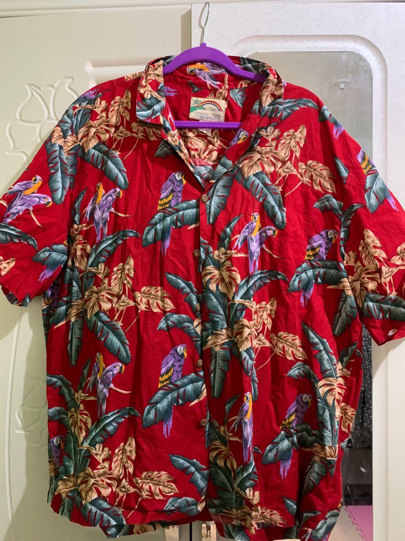 U.S Hawaiian Polo Shirt, Men's Fashion, Tops & Sets, Tshirts & Polo ...
