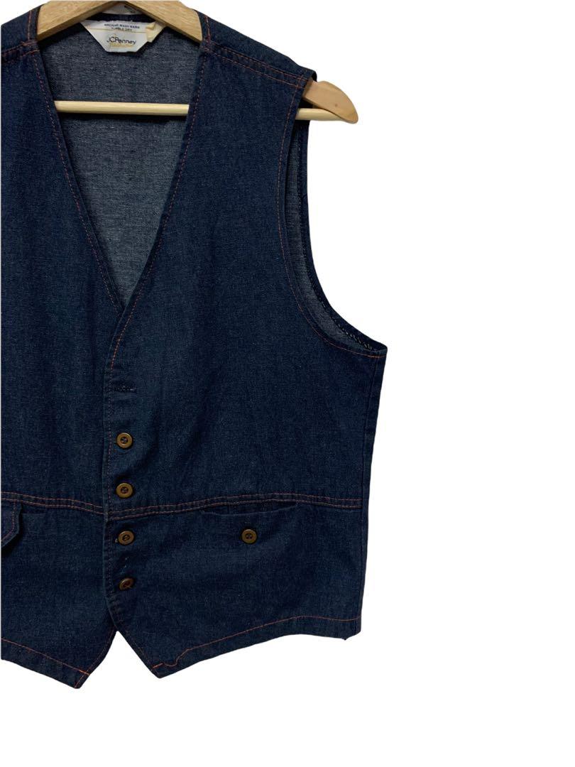 Jcpenney best sale denim vest