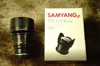 WTS Samyang T3.1/14mm FE cine lens