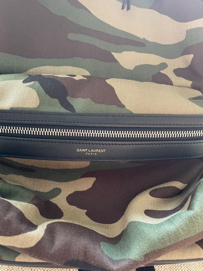 Ysl camo backpack cheap