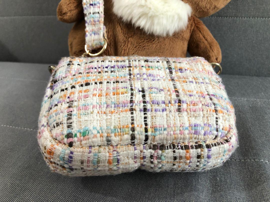 Zara tweed bag outlet