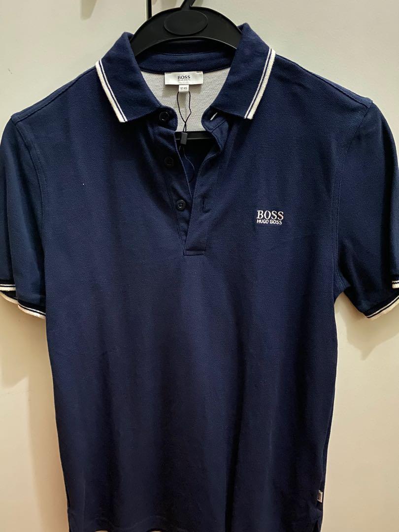 100 authentic Hugo Boss Polo Shirt for boys age 12 years