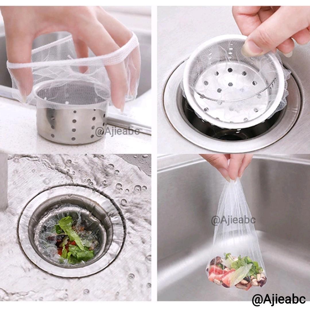 10pcs/set] Waste Sink Strainer Drain Hair Sieves Disposable Kitchen Rubbish  Water Filter Net Bag【10个/组水槽过滤器排一次性滤网袋】, Furniture & Home Living, Home  Improvement & Organisation, Home Improvement Tools & Accessories on  Carousell