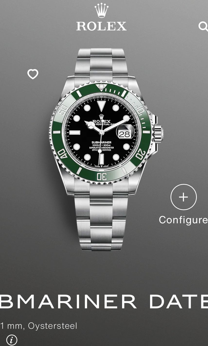2022] Rolex Submariner Green Starbucks 