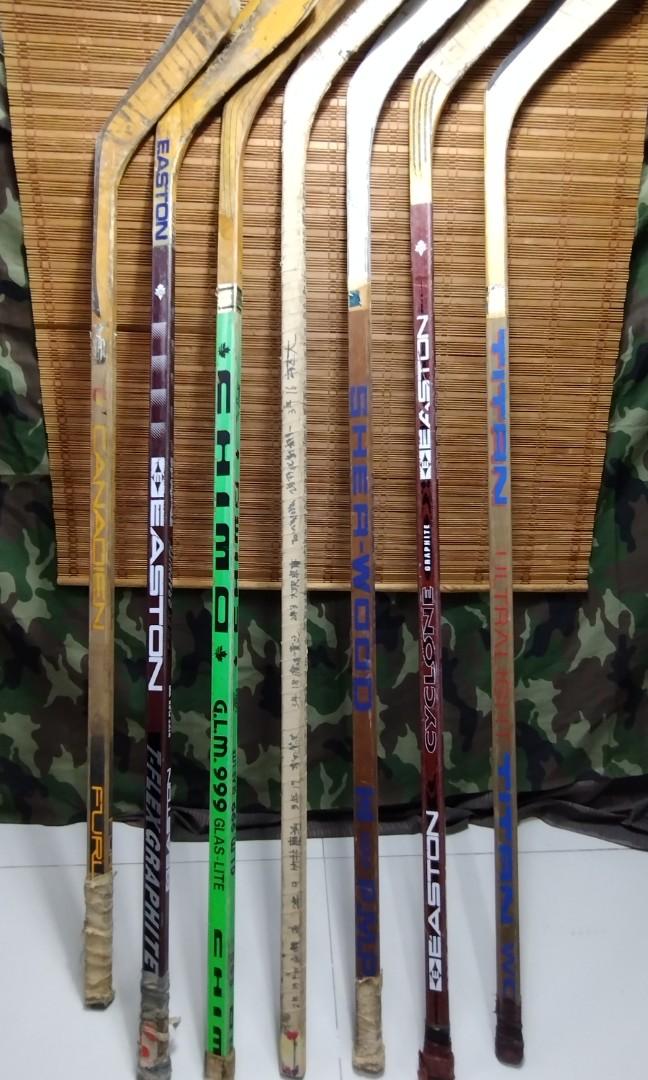 Vintage Wooden Ice Hockey Sticks Canada Chimo NHL, Hobbies & Toys,  Memorabilia & Collectibles, Vintage Collectibles on Carousell