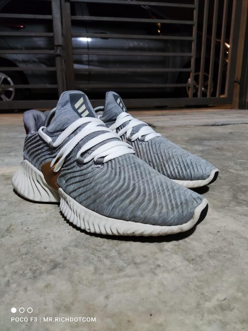 Adidas Alphabounce Grey 8UK Men s Fashion Footwear Sneakers