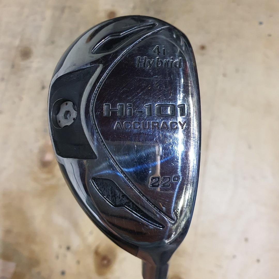 AMC Hi-101 22° 4i Hybrid Regular Graphite Shaft Black Grip a.m.c AMC Hi-101 22° 4i Hybrid Regular Graphite Shaft Black Grip a.m.c