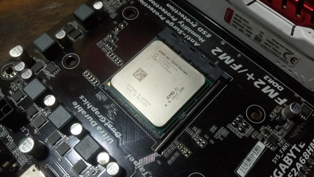 AMD A8 7600 with Motherboard and RAM set Computers Tech Parts
