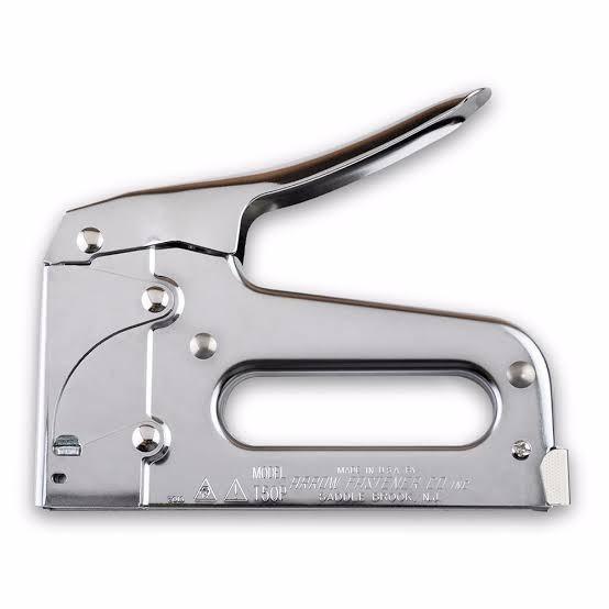 Arrow Staple Gun T50 (Category: Construction Tools & Equipment) located in Caloocan City. Submitted by 09150361920ronvillaflor (Listing ID 1145039424, Image 2). Description: STAPLE GUN TACKER, All purpose Heavy Duty, Uses 6 No. T50 staple sizes, including Ceiltile. Loads full strip of staples. Uses T50XP Nail Set, T50 wire, screen and shade attachment. Arrow staple gun tacker uses 6 sizes of T50 staples 1/4, 5/16, 3/8, 1/2, 17/32, and 9/16 In. Fo