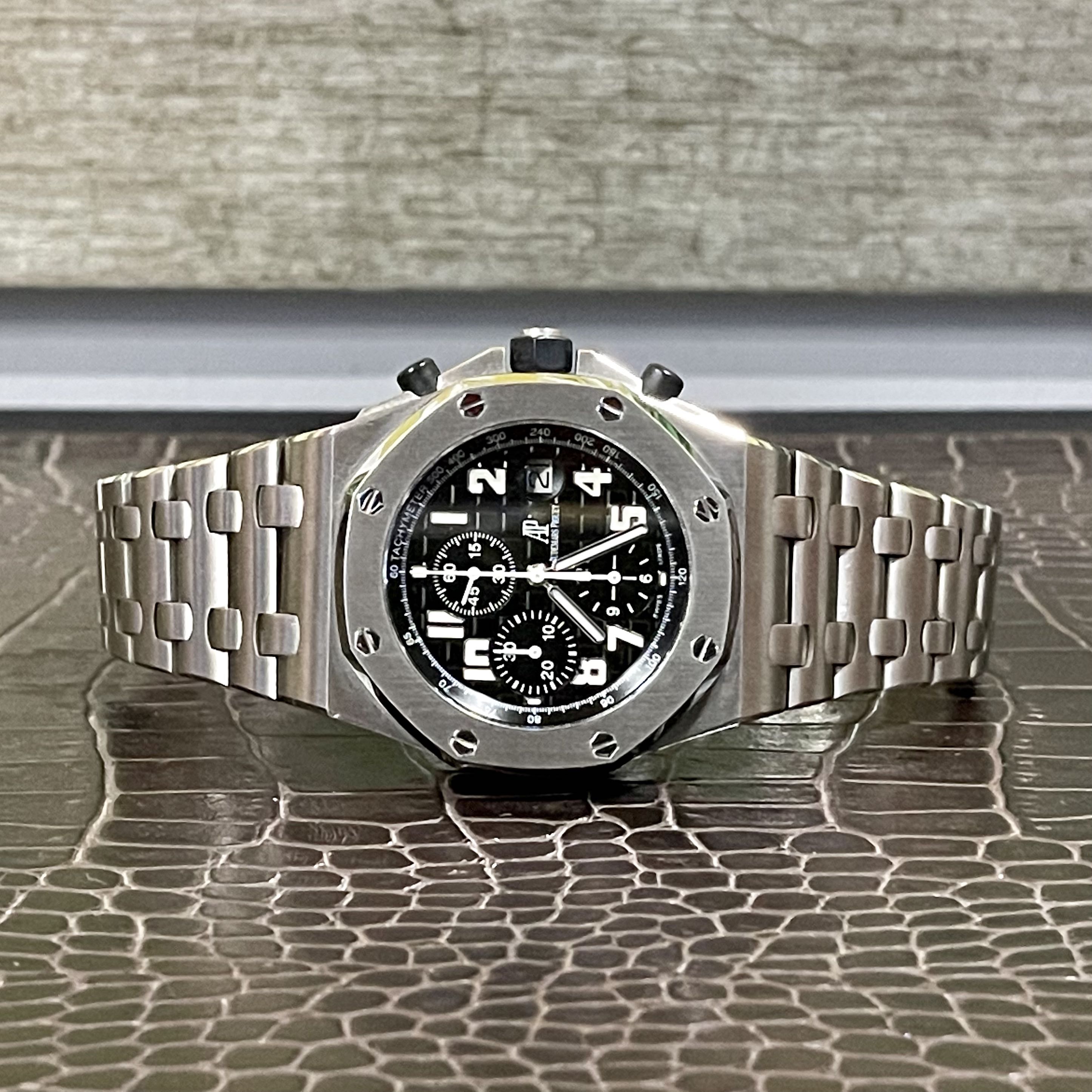 Audemars Piguet AP Royal Oak Offshore ROO Chronograph Black dial in ...