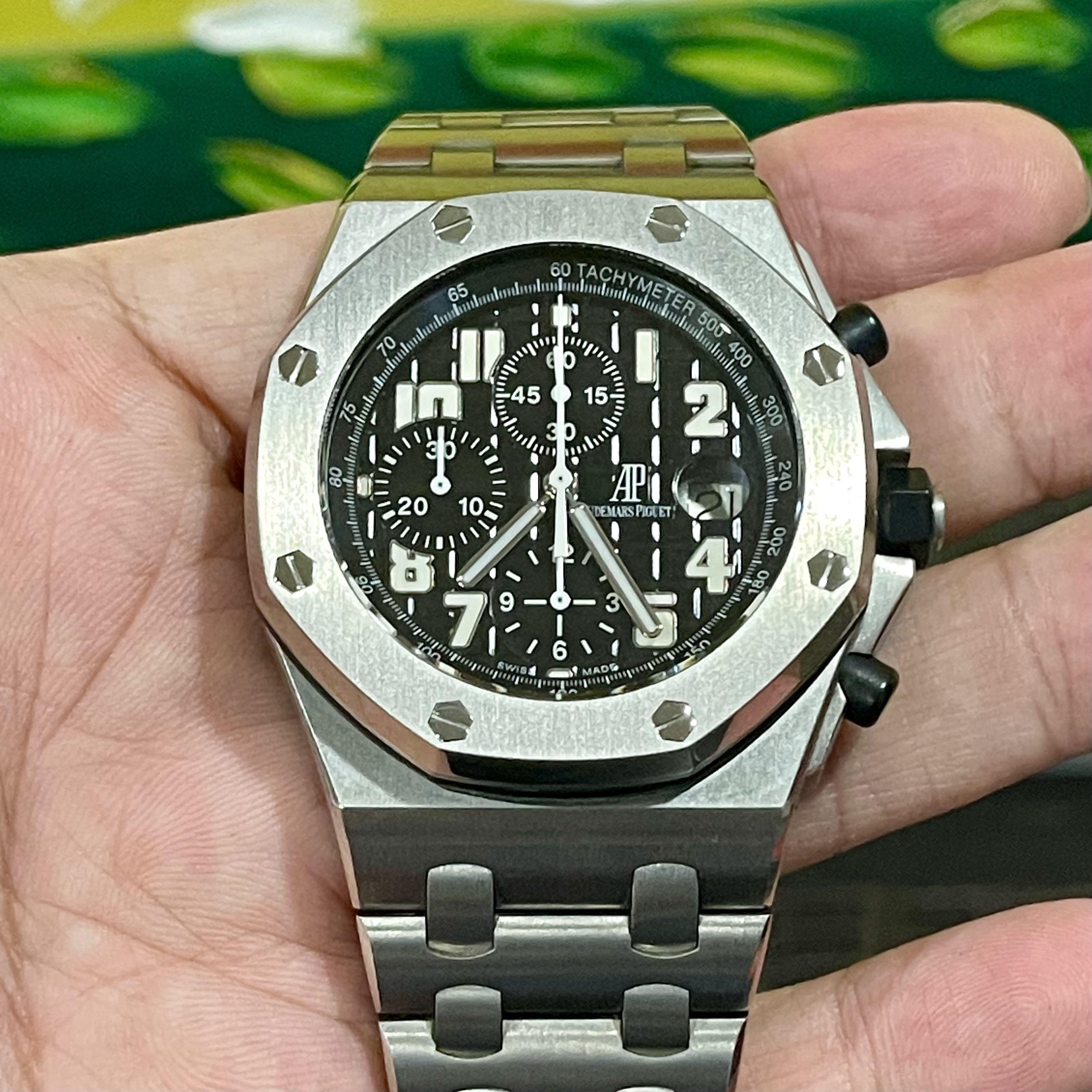 Audemars Piguet AP Royal Oak Offshore ROO Chronograph Black dial in ...