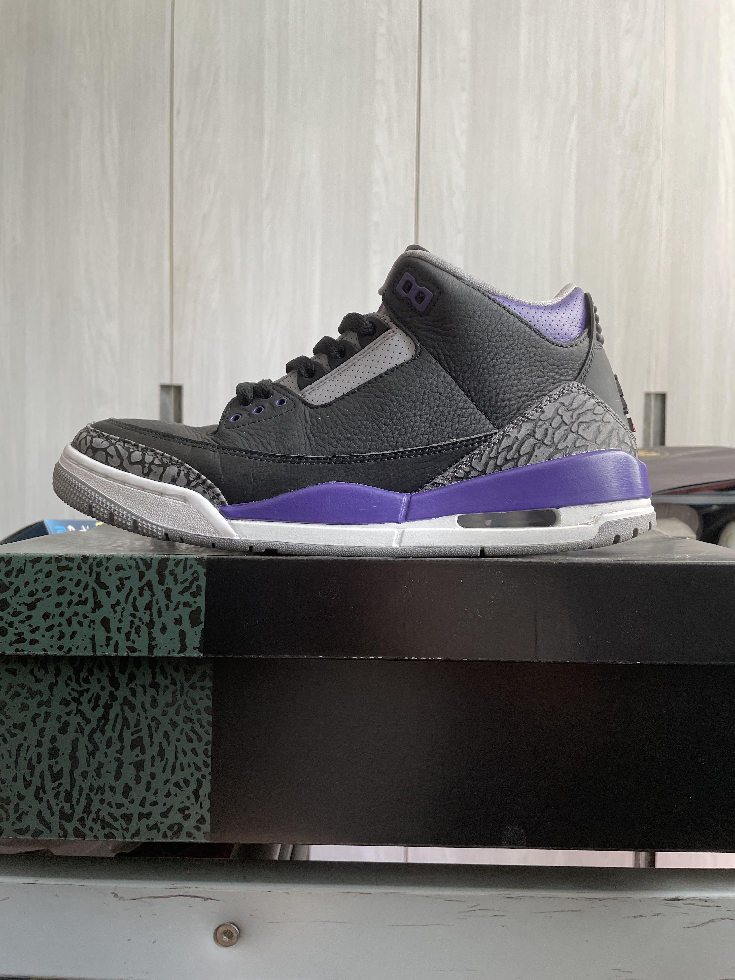 AUTHENTIC] Air Jordan 3 “Court Purple” (US 9.5/ EU 43), Men's Fashion,  Footwear, Sneakers on Carousell