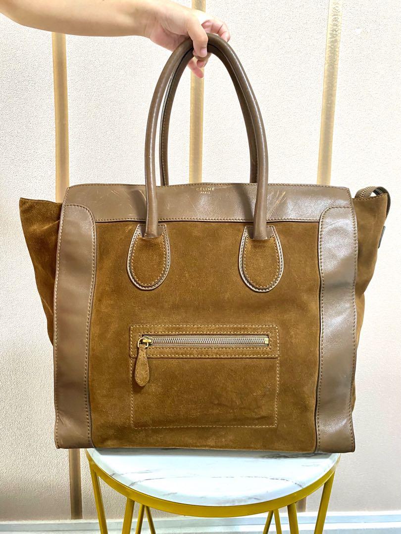 Authentic Celine Luggage Medium Shopper Bag
