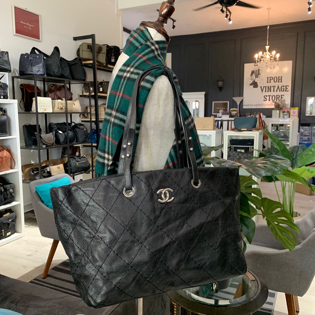 Authentic Chanel On the road totebag, Luxury, Bags & Wallets on Carousell