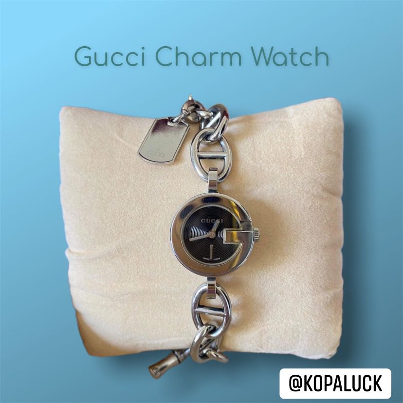 Gucci charm watch on sale
