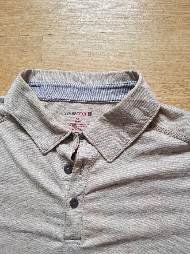 Swiss tech shop polo shirts