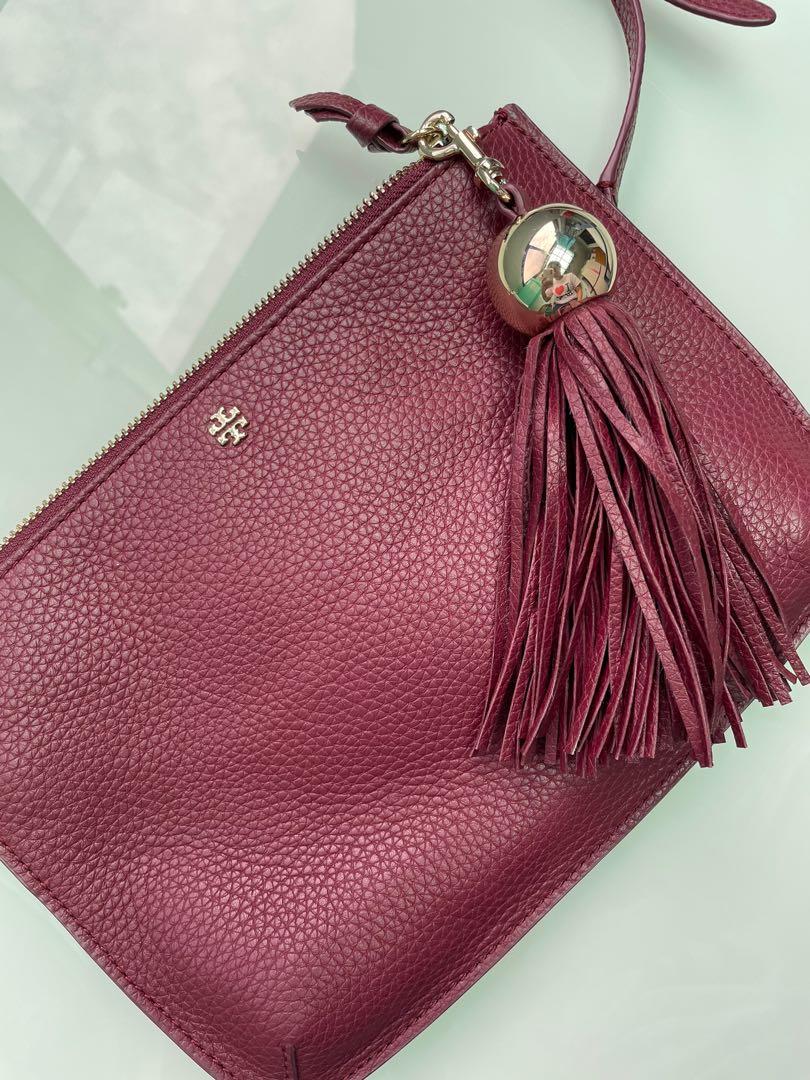 Authentic Tory Burch Tassel Crossbody bag, Luxury, Bags & Wallets on  Carousell