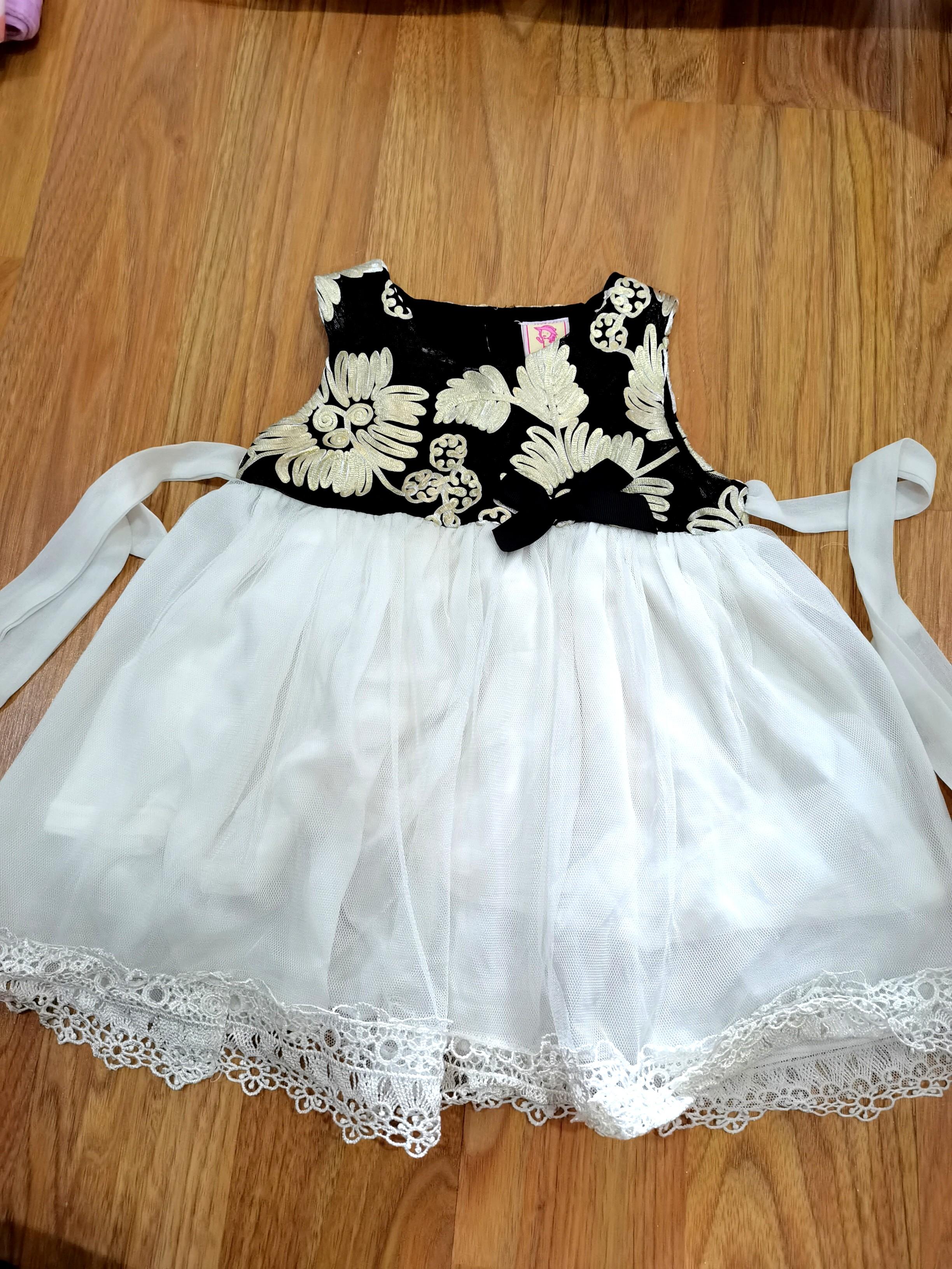 Black and online gold baby dress
