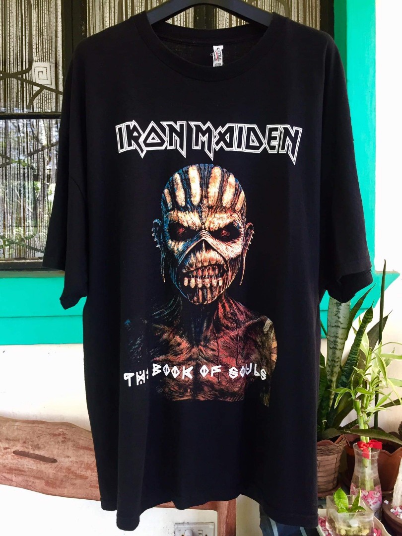 Band Shirt Iron Maiden, Men's Fashion 