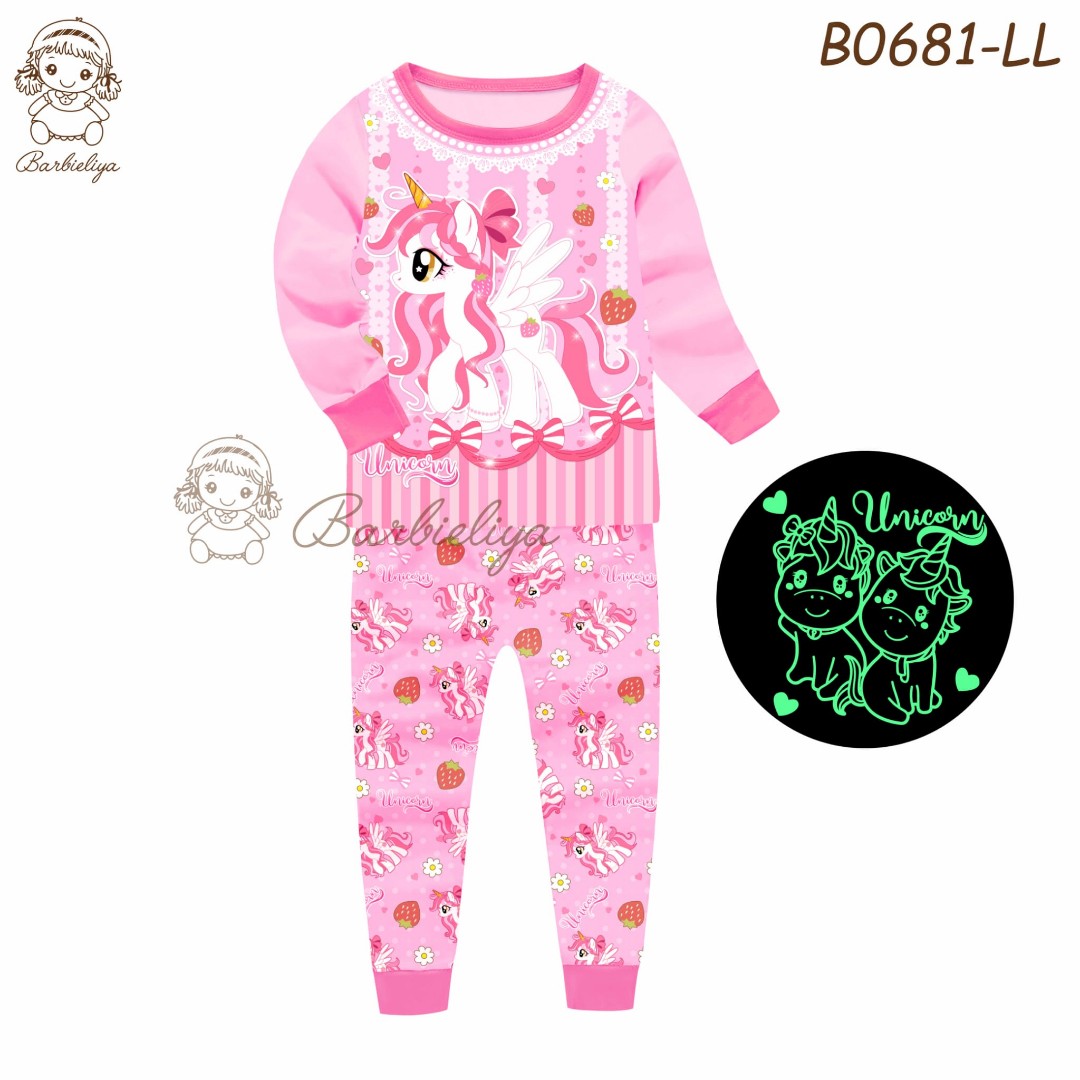Barbieliya pony pajamas Babies Kids Babies Kids Fashion on