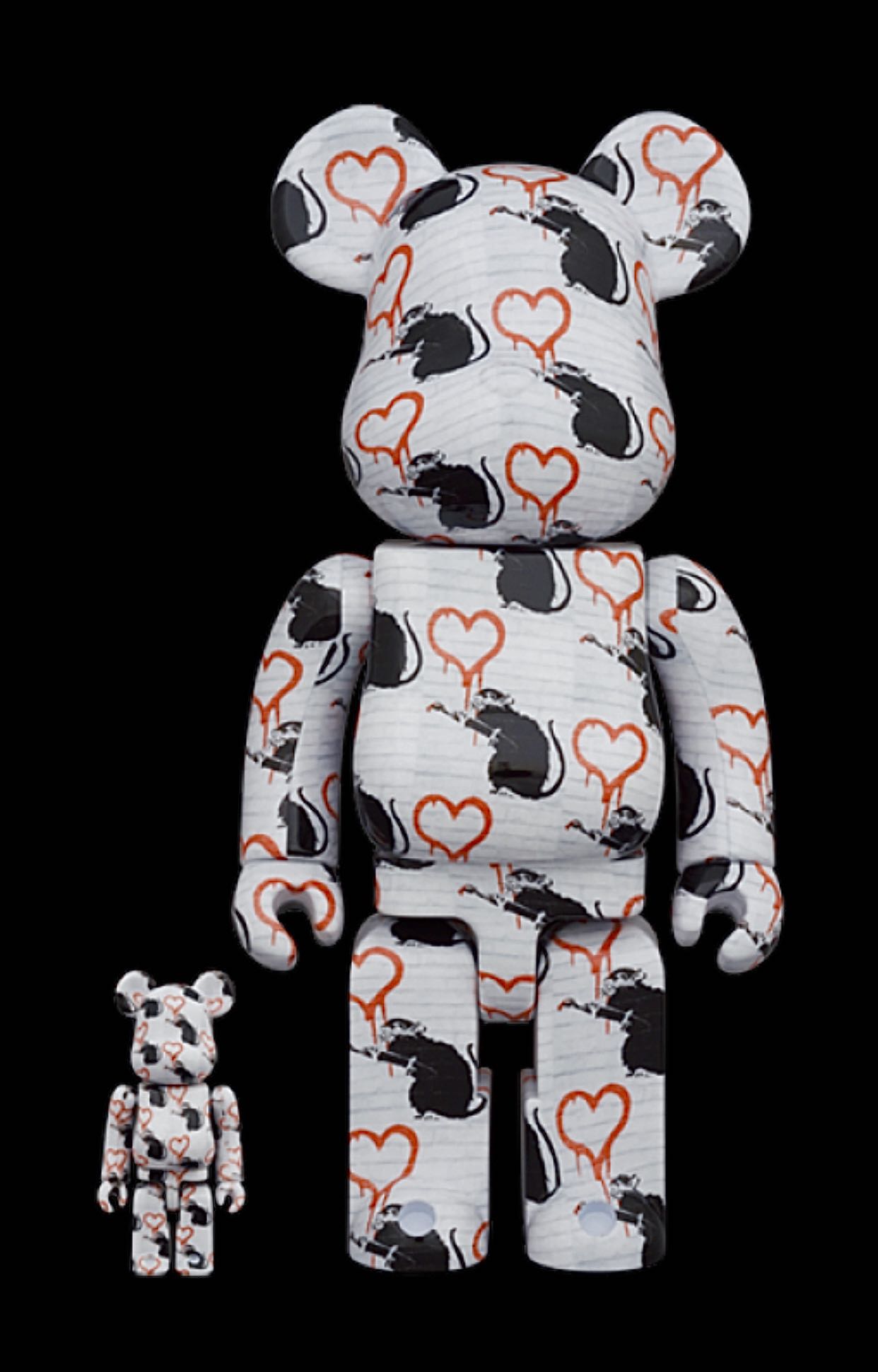 BE@RBRICK LOVE RAT 400% & 100% BEARBRICK, Hobbies & Toys, Toys & Games ...