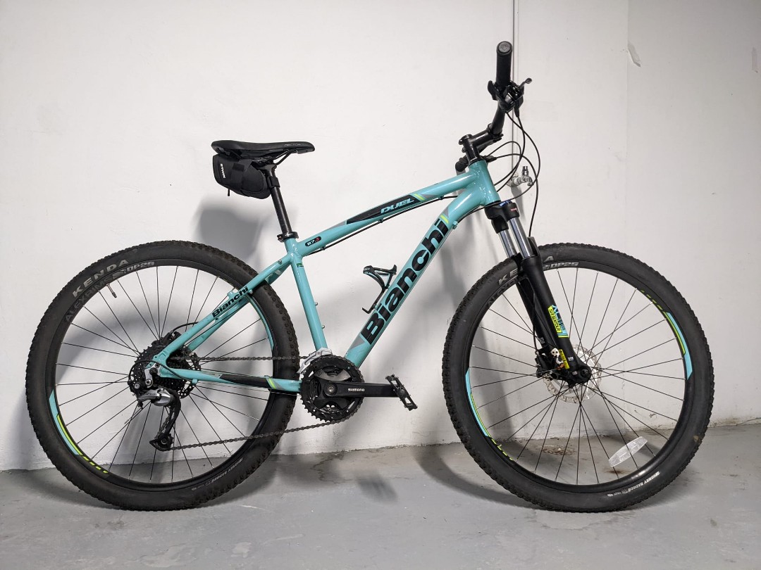 BIANCHI BIKE DUEL 27.S ACERA/ALTUS 3x9 - ck16/black glossy, Sports  Equipment, Bicycles \u0026 Parts, Bicycles on Carousell