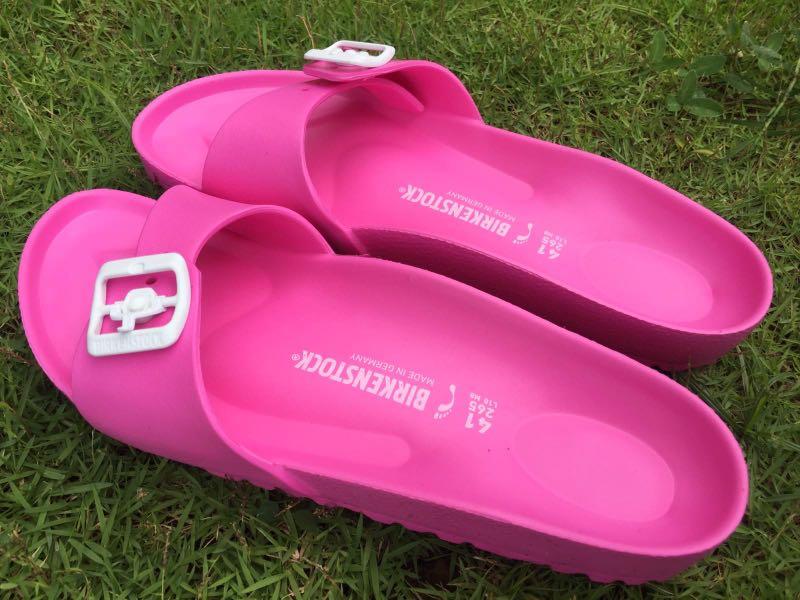 Birkenstock madrid deals eva neon pink