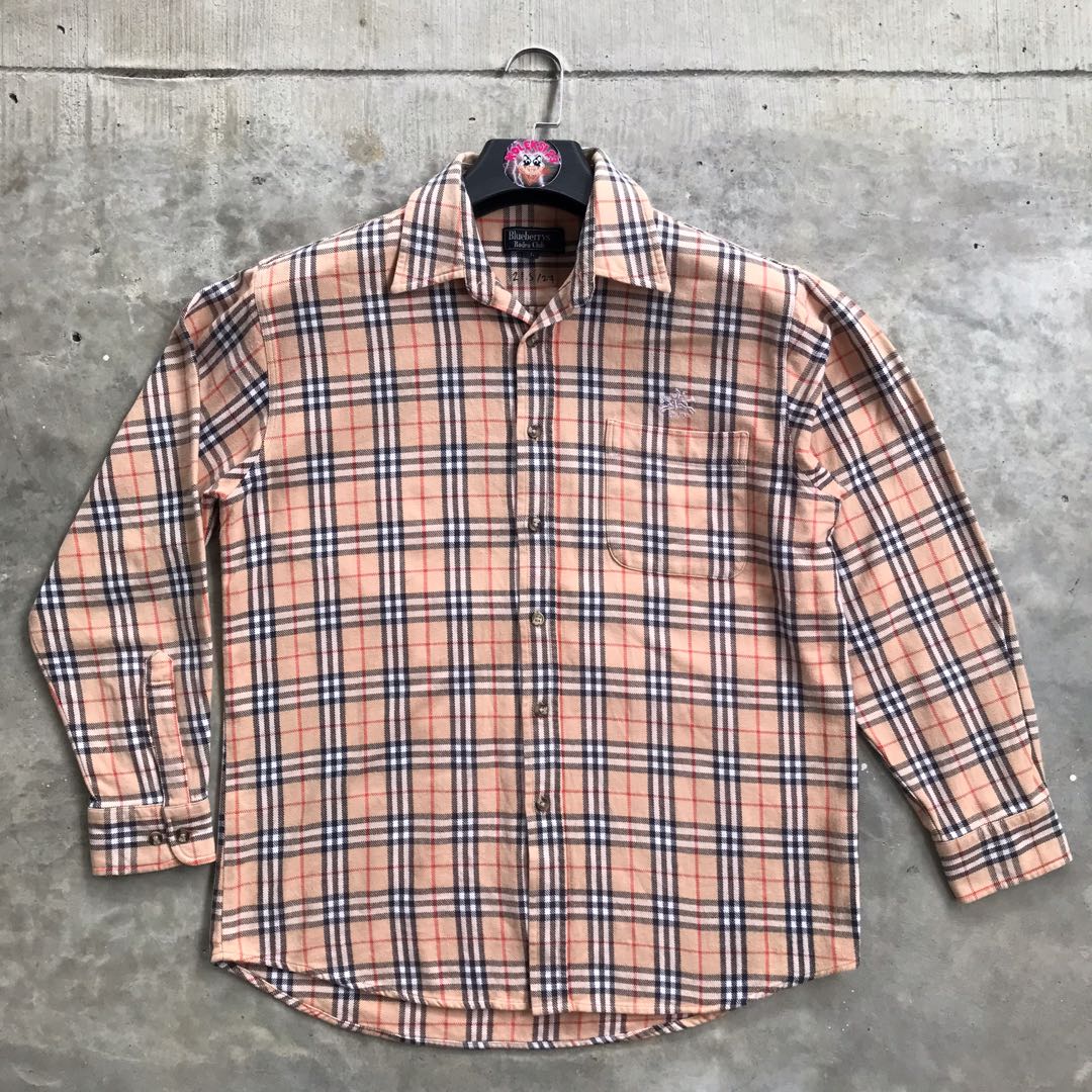 Blueberry burberry deals button up