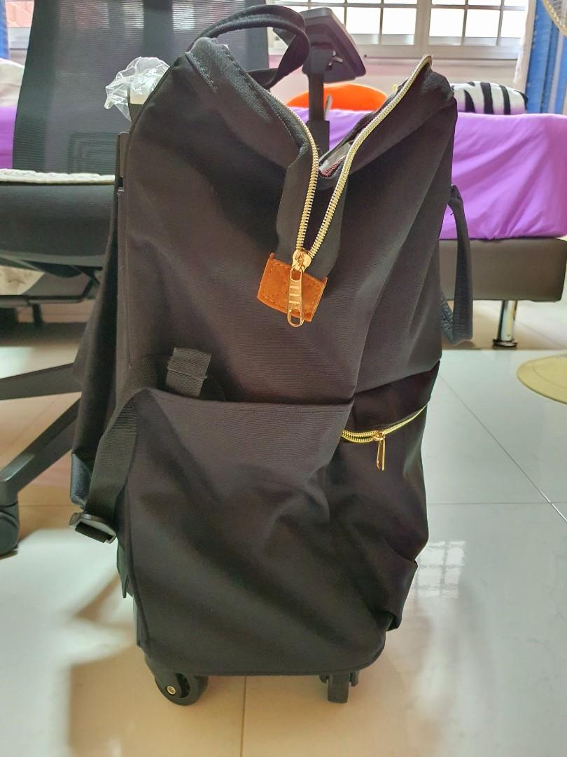 54 OFF Brand New Anello Trolley 2in1 Luggage and Backpack, Hobbies